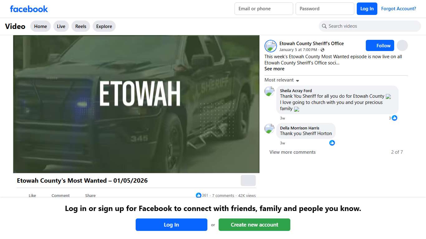This week’s Etowah County Most Wanted episode is now live on all Etowah County Sheriff’s Office social media platforms! Our deputies work every day to keep Etowah County safe, but community involvement plays a major role in bringing wanted individuals into custody. If you recognize anyone on this list, or if you have information that may help us identify their whereabouts, please contact the Sheriff’s Office immediately. Even the smallest tip could help close a case and prevent future crimes. To