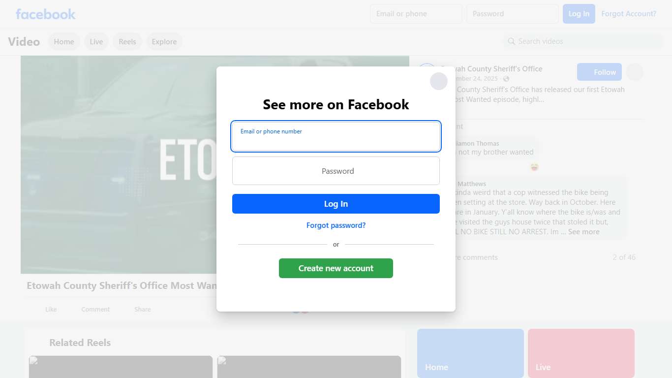 The Etowah County Sheriff’s Office has released our first Etowah County's Most Wanted episode, highlighting individuals who currently have outstanding warrants or are actively being sought by our investigators. These cases are important to us and to the safety of our community, and we are asking for the public’s assistance in helping us locate these offenders. Our deputies work every day to keep Etowah County safe, but community involvement plays a major role in bringing wanted individuals into 